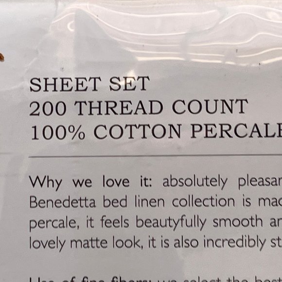 Givi Lulu Cotton Percale Sheet Set - KING SIZE  Italian luxury (MAUVE) - Picture 8 of 11